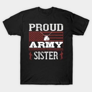 Proud army sister T-Shirt